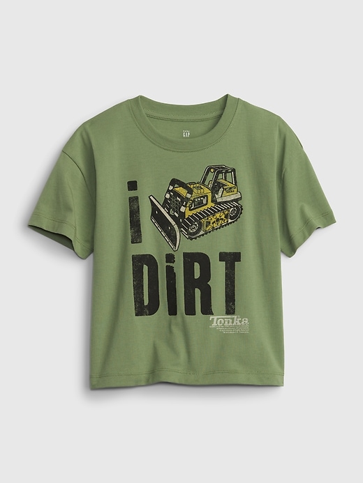 1 of 8 showing, with the color foliage green of product Baby & Toddler Tonka Graphic T-Shirt