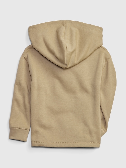 2 of 8 showing, with the color camp khaki beige of product Toddler Pullover Hoodie