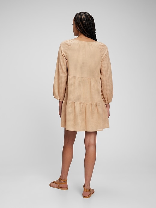 kerina flared ponte mini dress Self-Portrait White Polyester Casual Dress