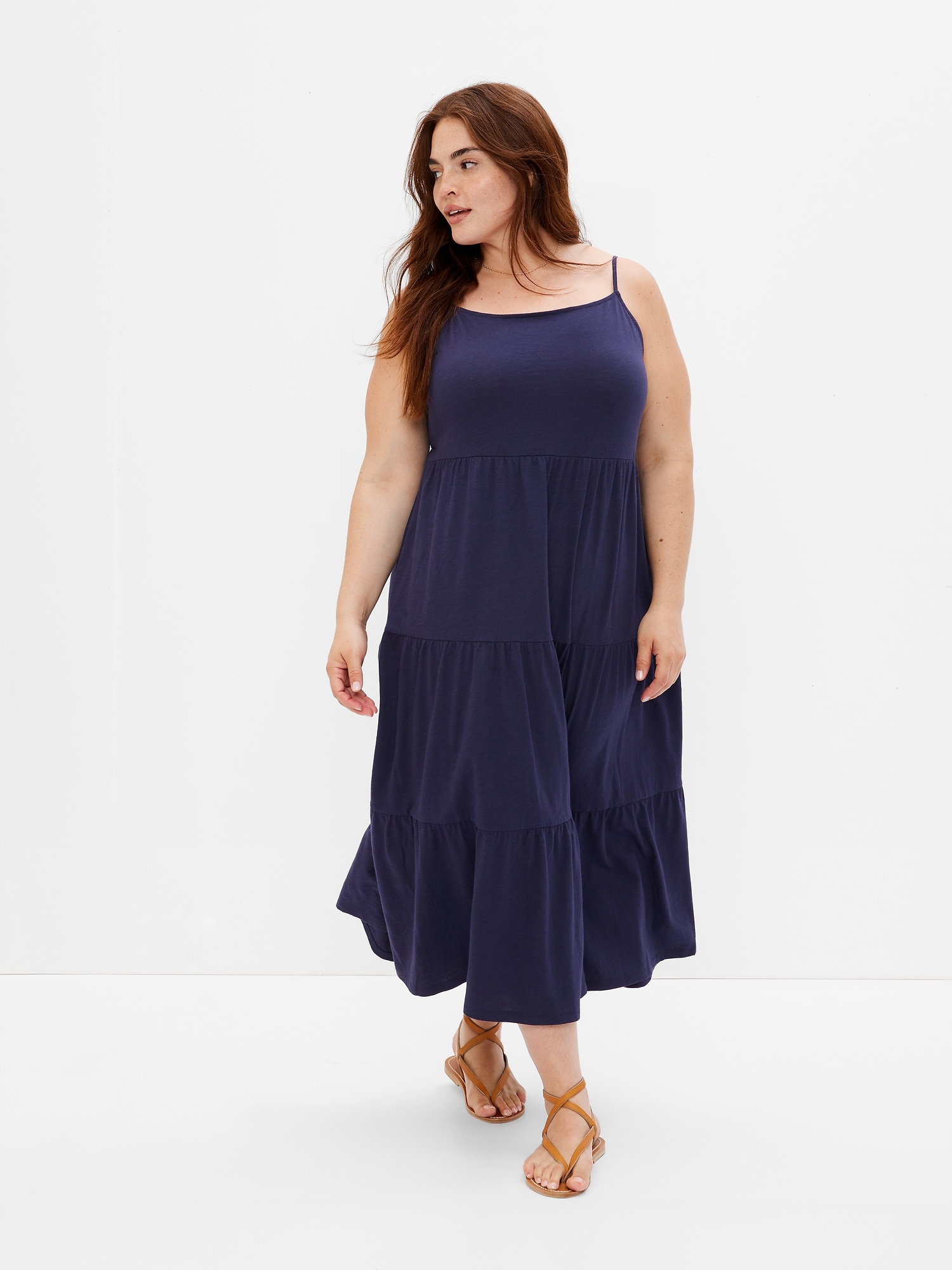 Halter Tiered Maxi Dress | Gap