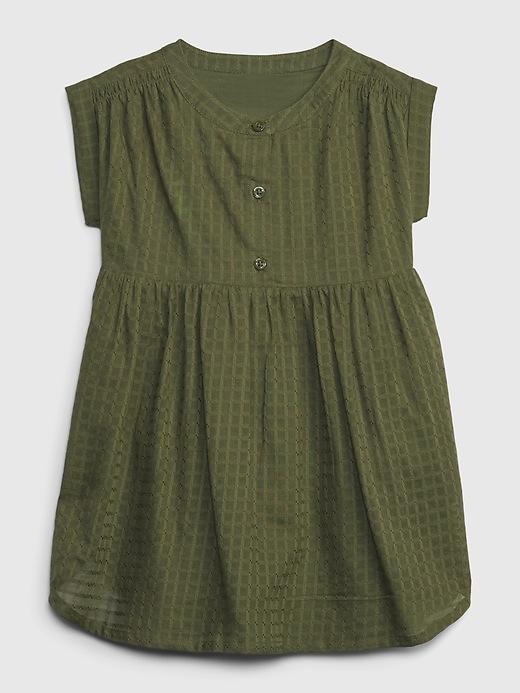 Image number 1 showing, Toddler Textured Shirtdress