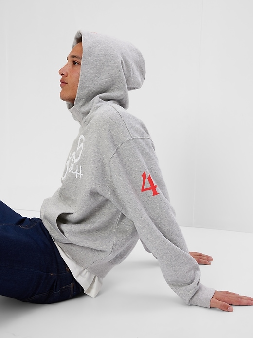 Image number 3 showing, Gap × Stranger Things Adult Upside Down Gap Logo Hoodie