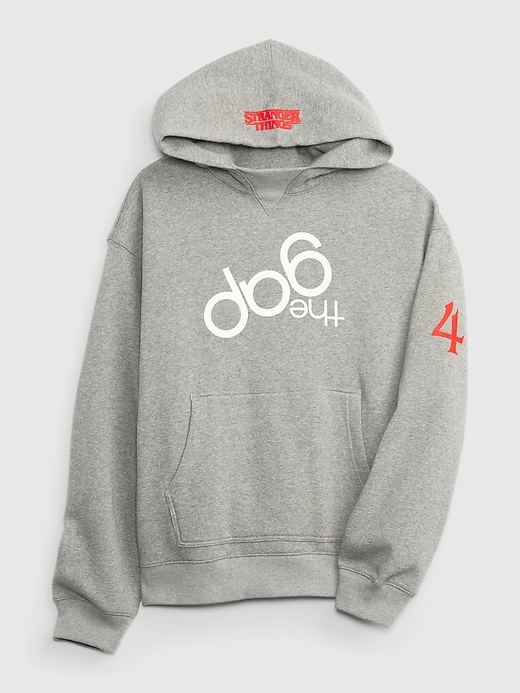 Image number 4 showing, Gap × Stranger Things Adult Upside Down Gap Logo Hoodie