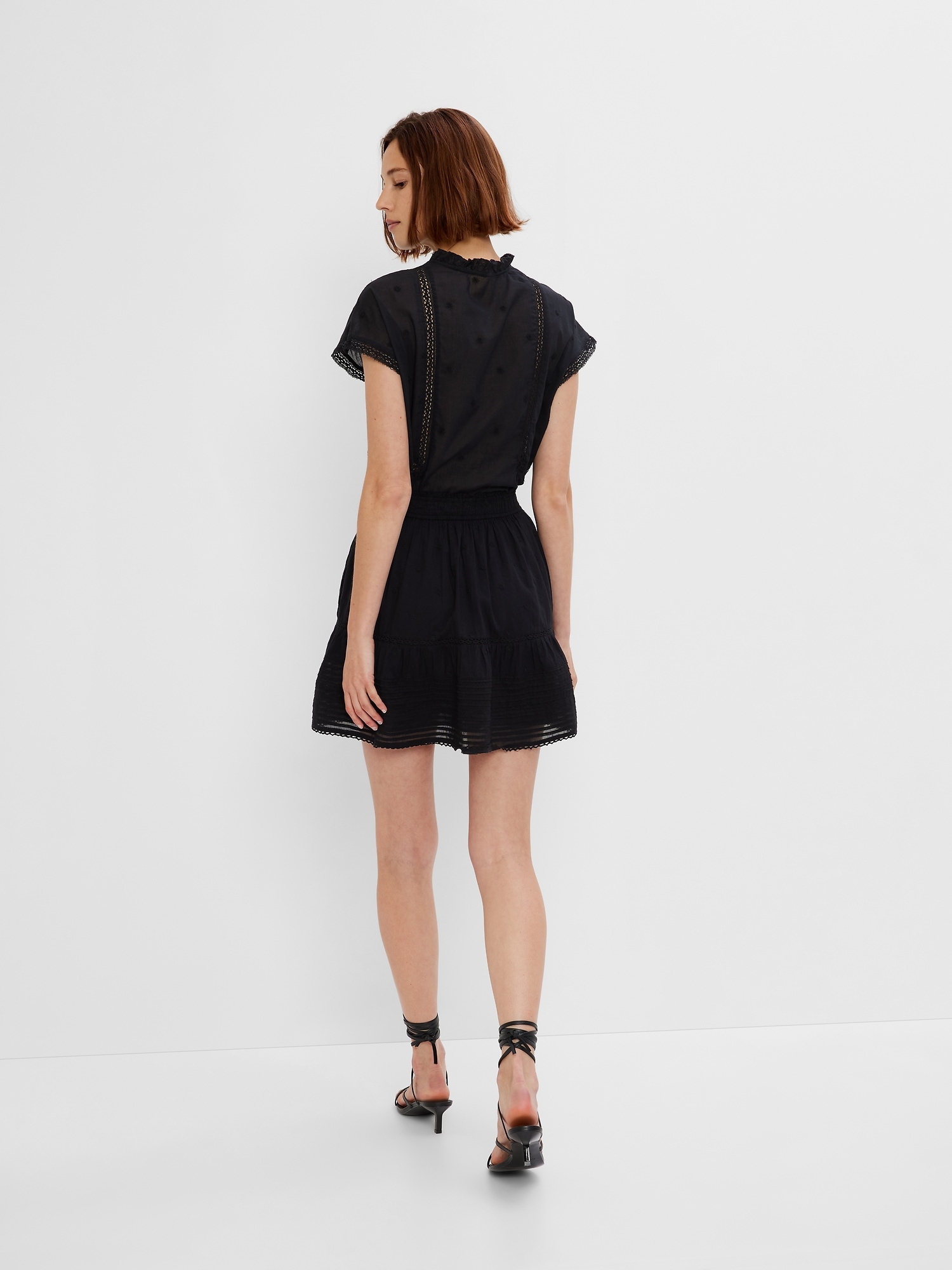 Женские юбки Gap Lace Embroidered Pull-On Skirt — фото 2
