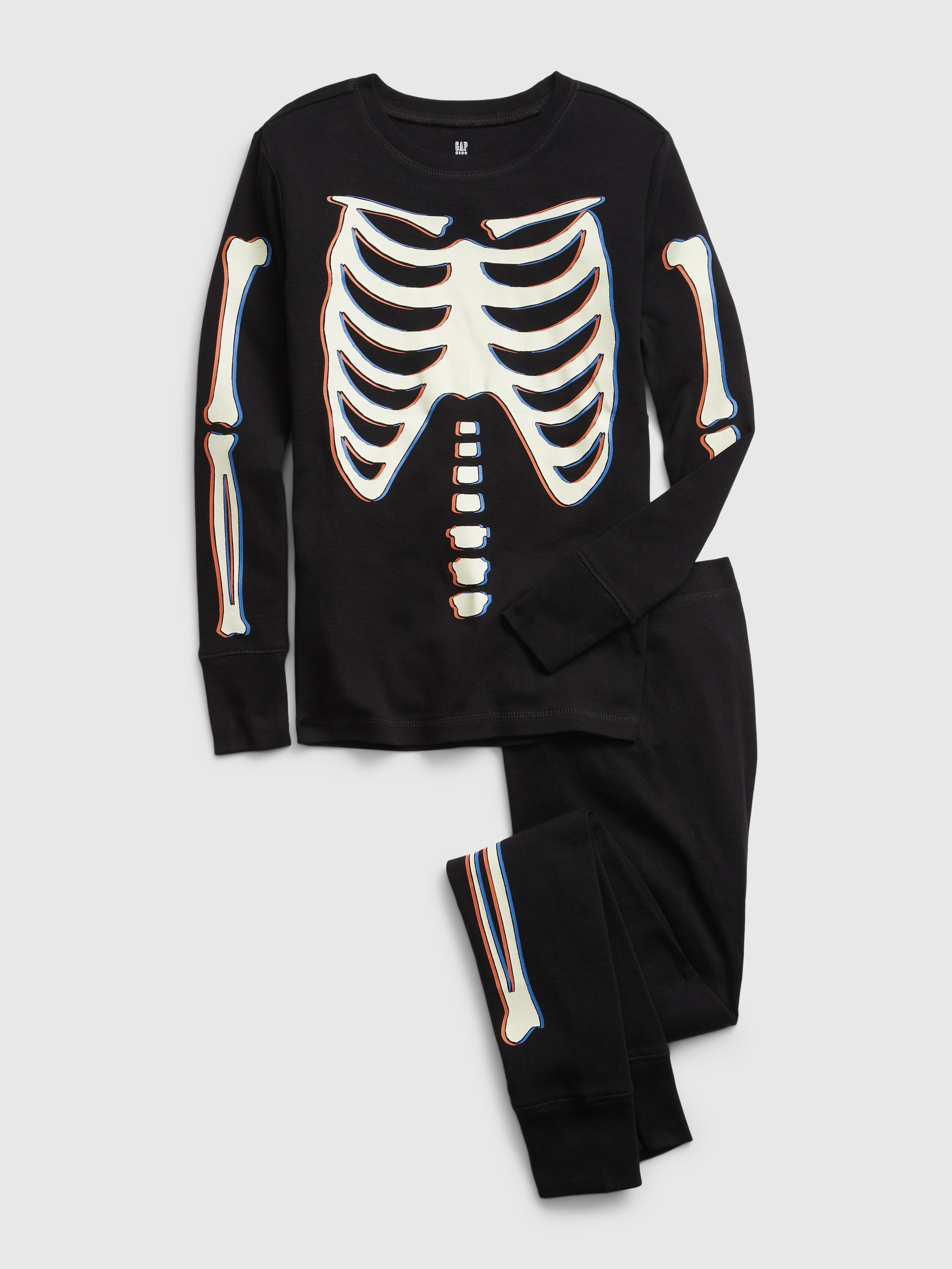 2 Pcs Sleepwear Details about   Glow In The Dark Old Navy Size M Youth Skeleton Bones 