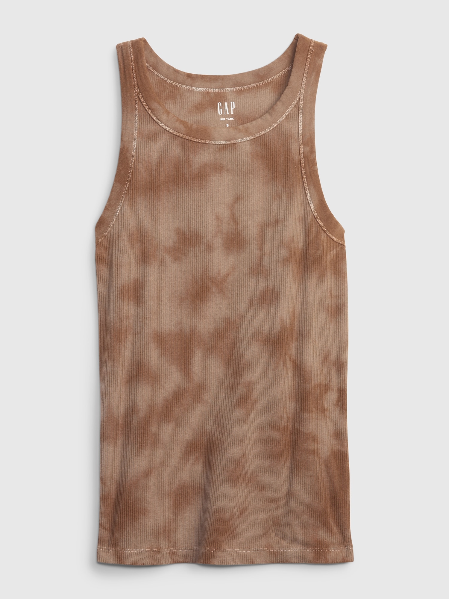 Rib Halter Tank Top Gap