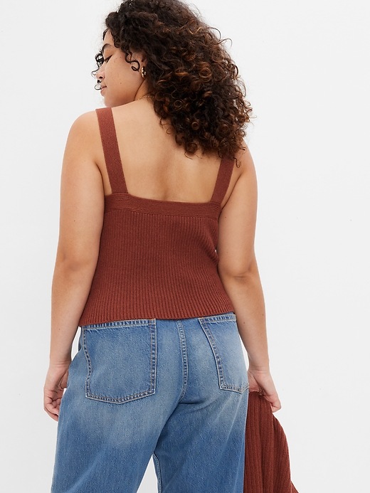 Image number 5 showing, Chunky Rib Sweater Tank Top