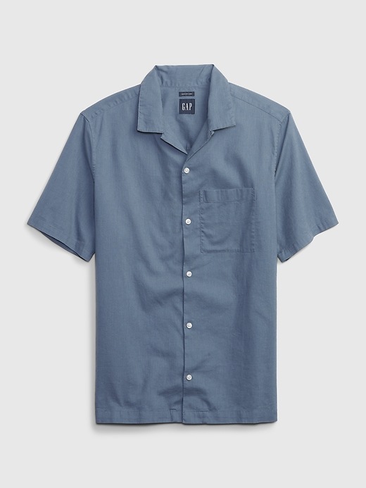 Image number 4 showing, Vacay Shirt in Linen-Cotton