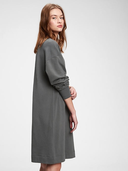 Image number 2 showing, Fleece Sweatshirt Dress