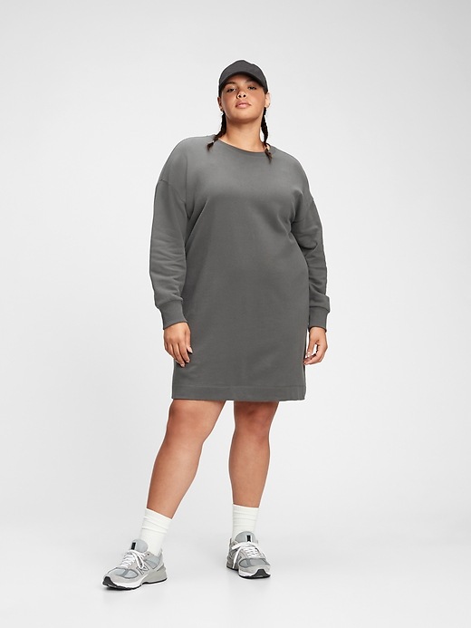 Image number 4 showing, Fleece Sweatshirt Dress