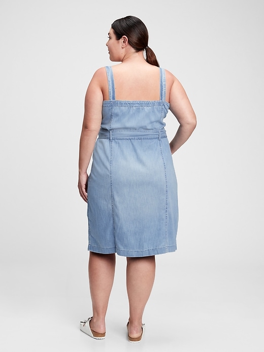 Image number 5 showing, Button-Front Apron Dress with Washwell&#153