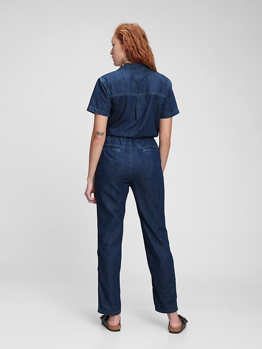 View large product image 2 of 8. Denim Jumpsuit