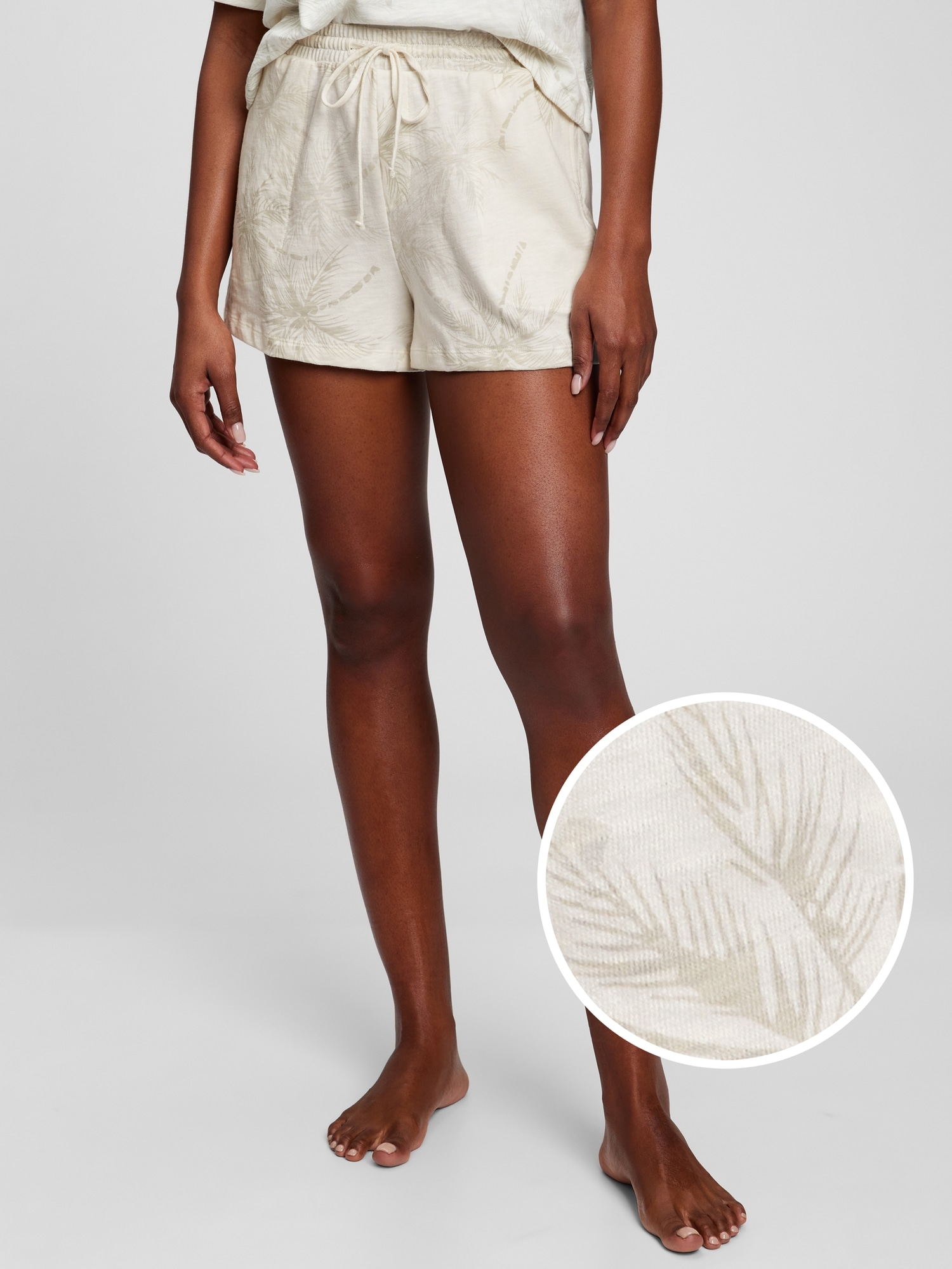 Slub Jersey Sleep Shorts