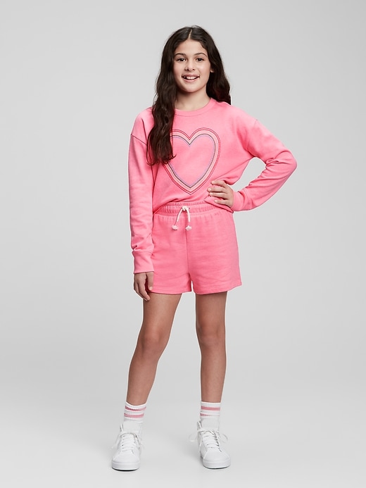 Image number 2 showing, Kids High Rise Pull-On Shorts