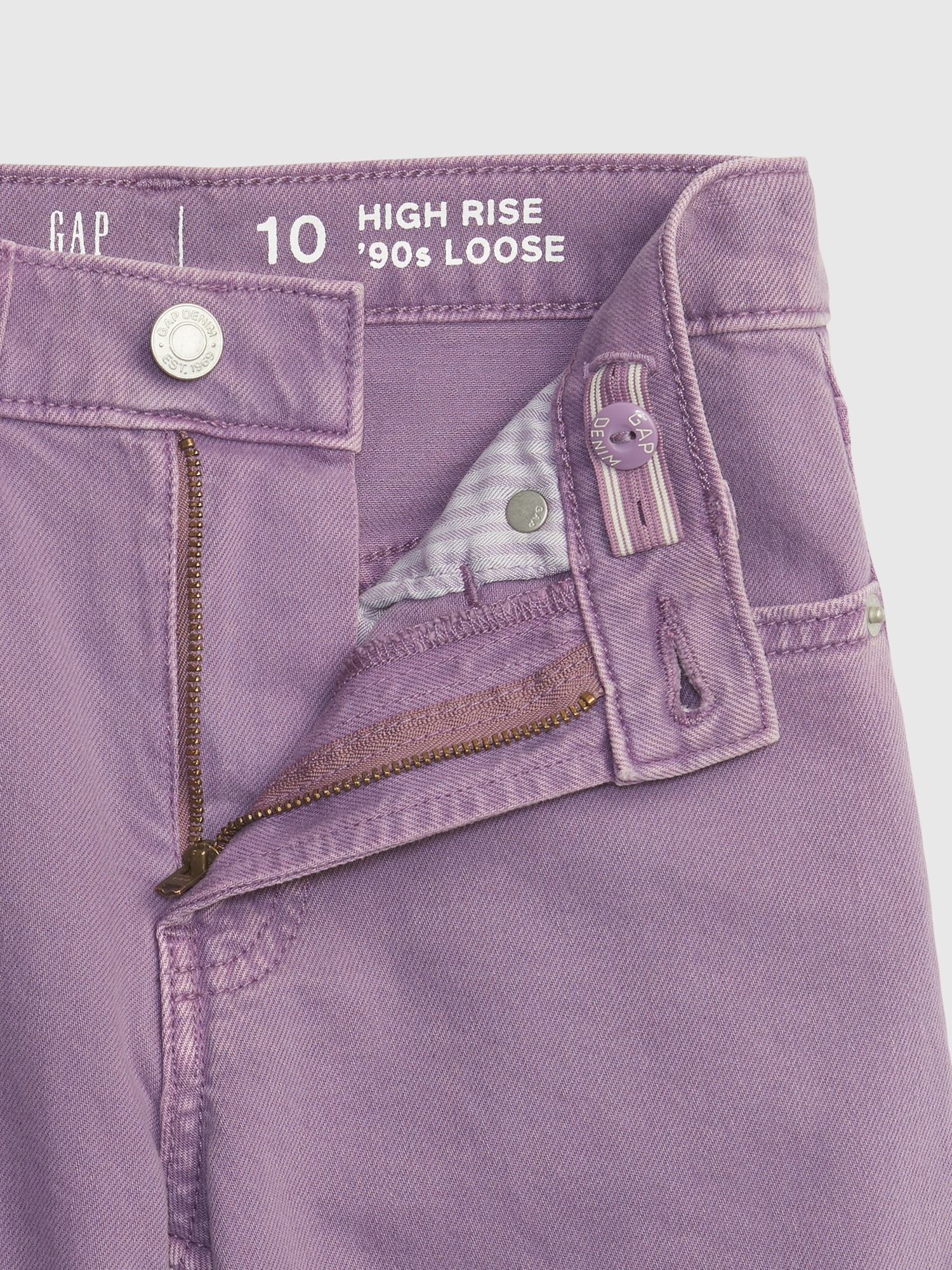 Детские джинсы Gap Kids High Rise '90s Loose Jeans — фото 2