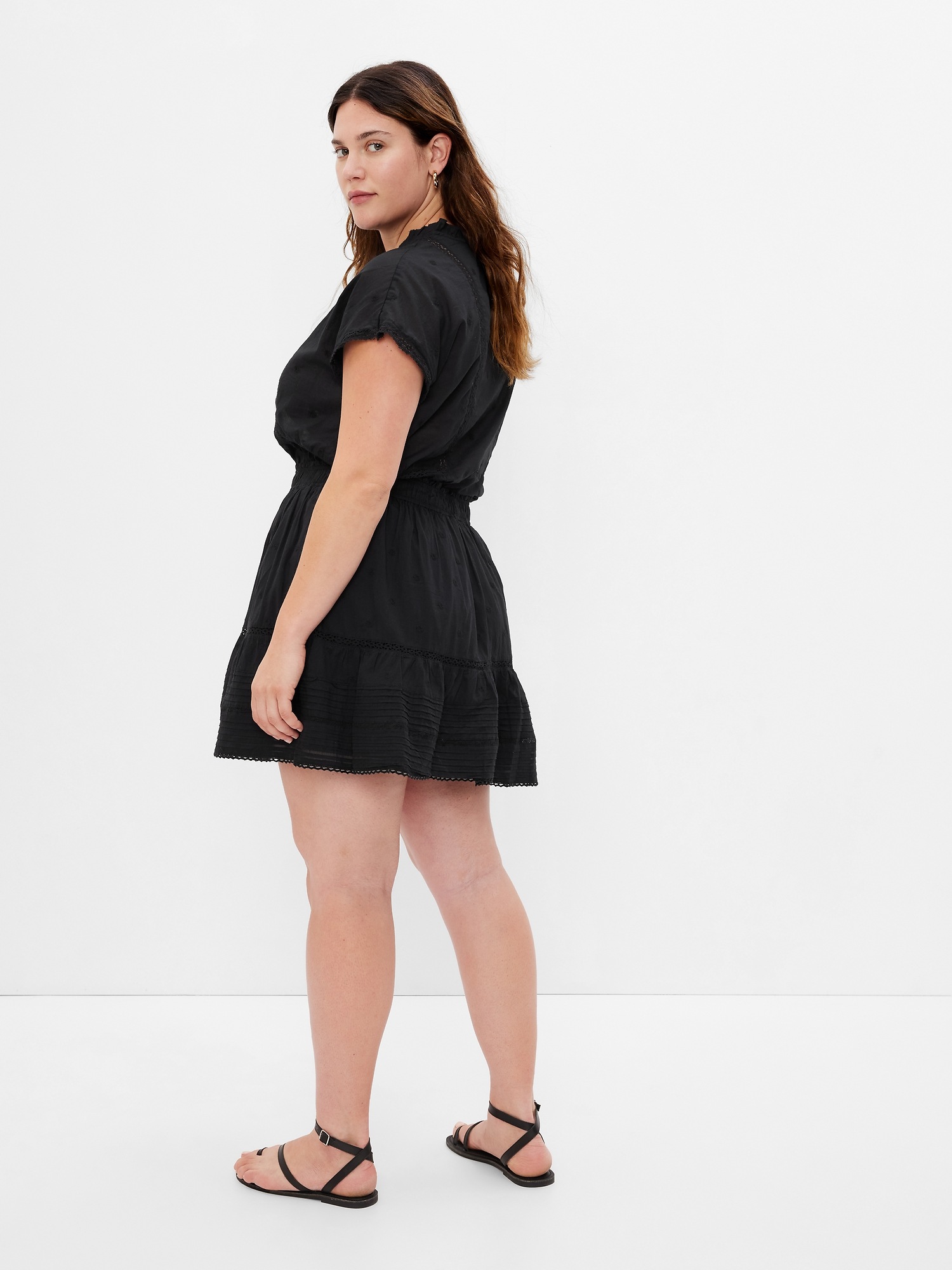Женские юбки Gap Lace Embroidered Pull-On Skirt — фото 5