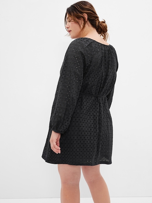 Image number 5 showing, Eyelet Mini Dress