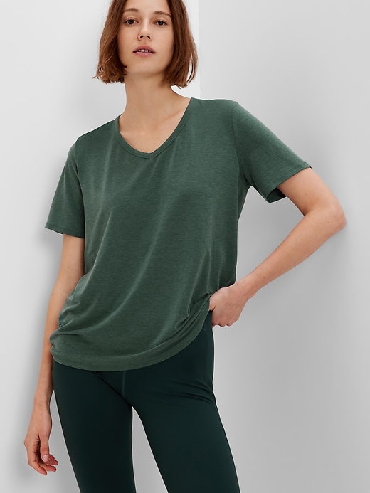 View large product image 1 of 1. GapFit Breathe Relaxed T-Shirt