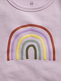 View large product image 3 of 3. Toddler Rainbow Two-Piece Sweat Set