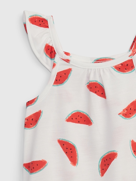 Image number 2 showing, babyGap 100% Recycled Watermelon PJ Dress