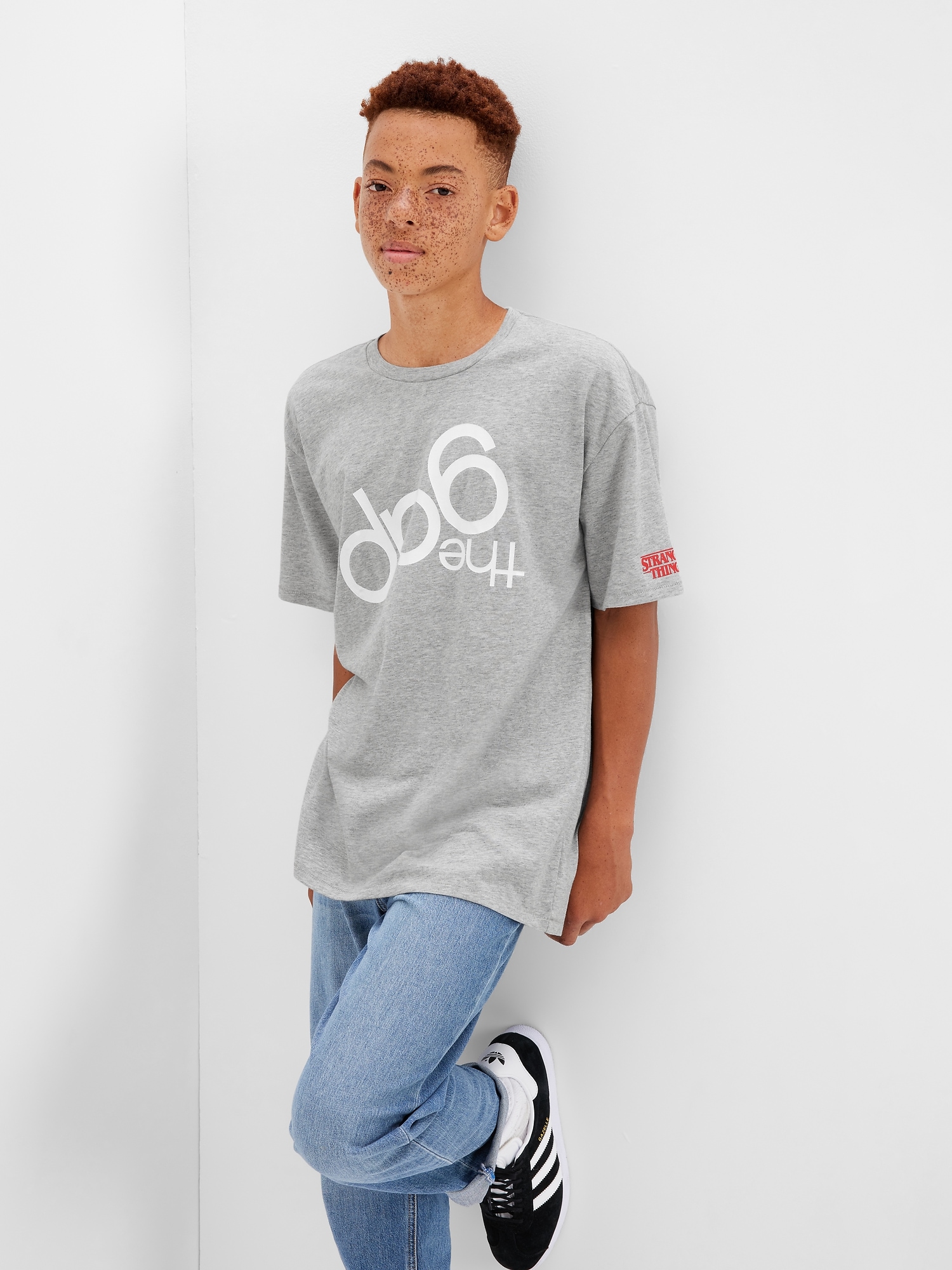 Gap Stranger Things Teen Upside Down Gap Logo T Shirt Gap