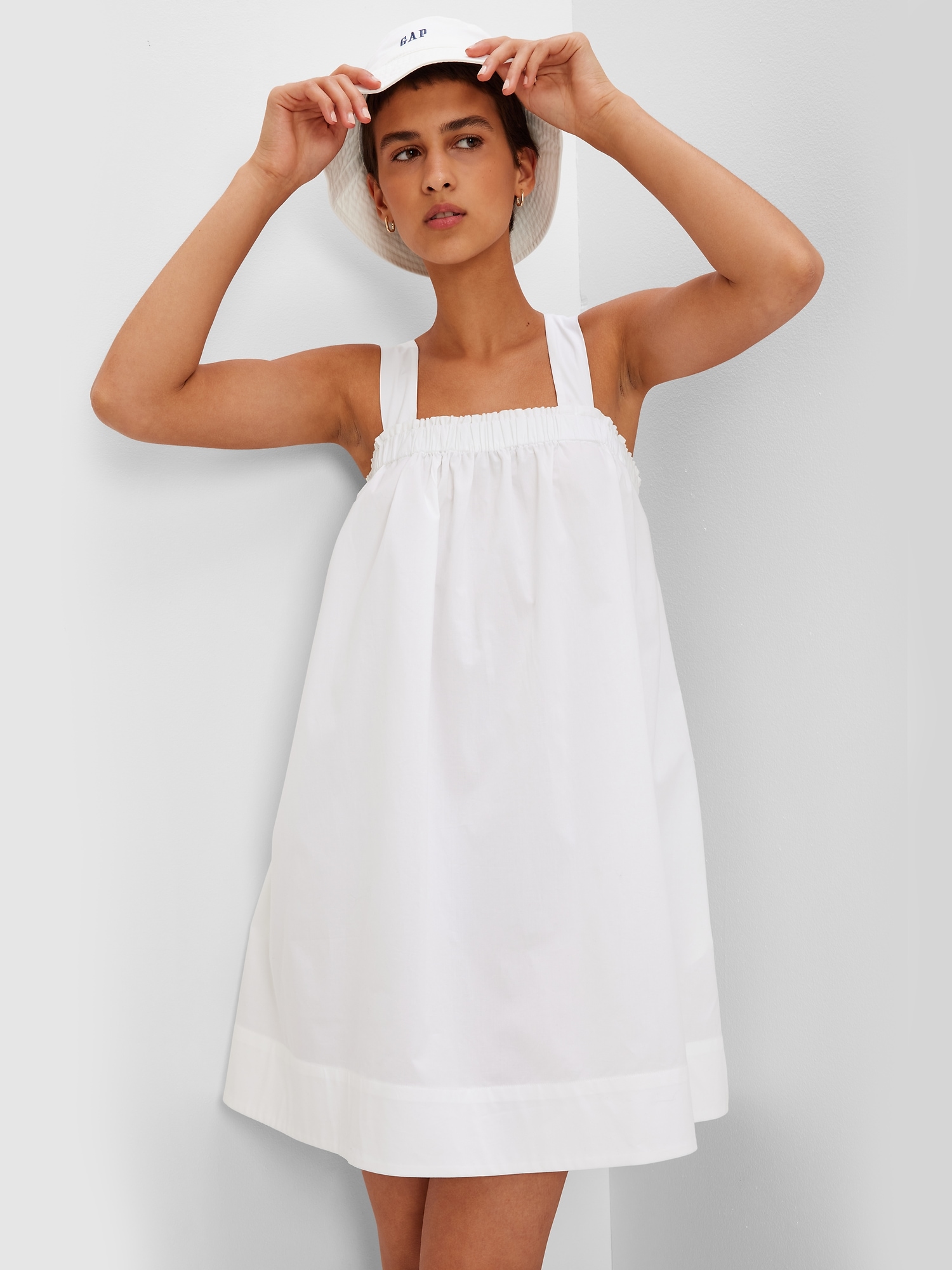 Tie-Back Babydoll Dress | Gap 