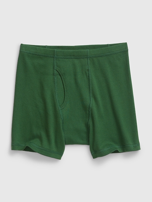 2 of 8 showing, with the color multi of product Kids 100% Organic Cotton Boxer Briefs (4-Pack)
