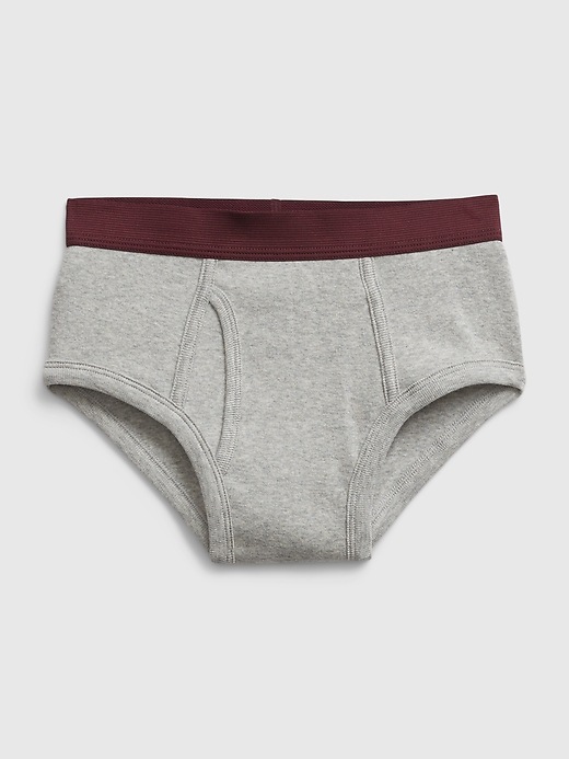 2 of 8 showing, with the color multi of product Kids Organic Cotton Briefs (4-Pack)