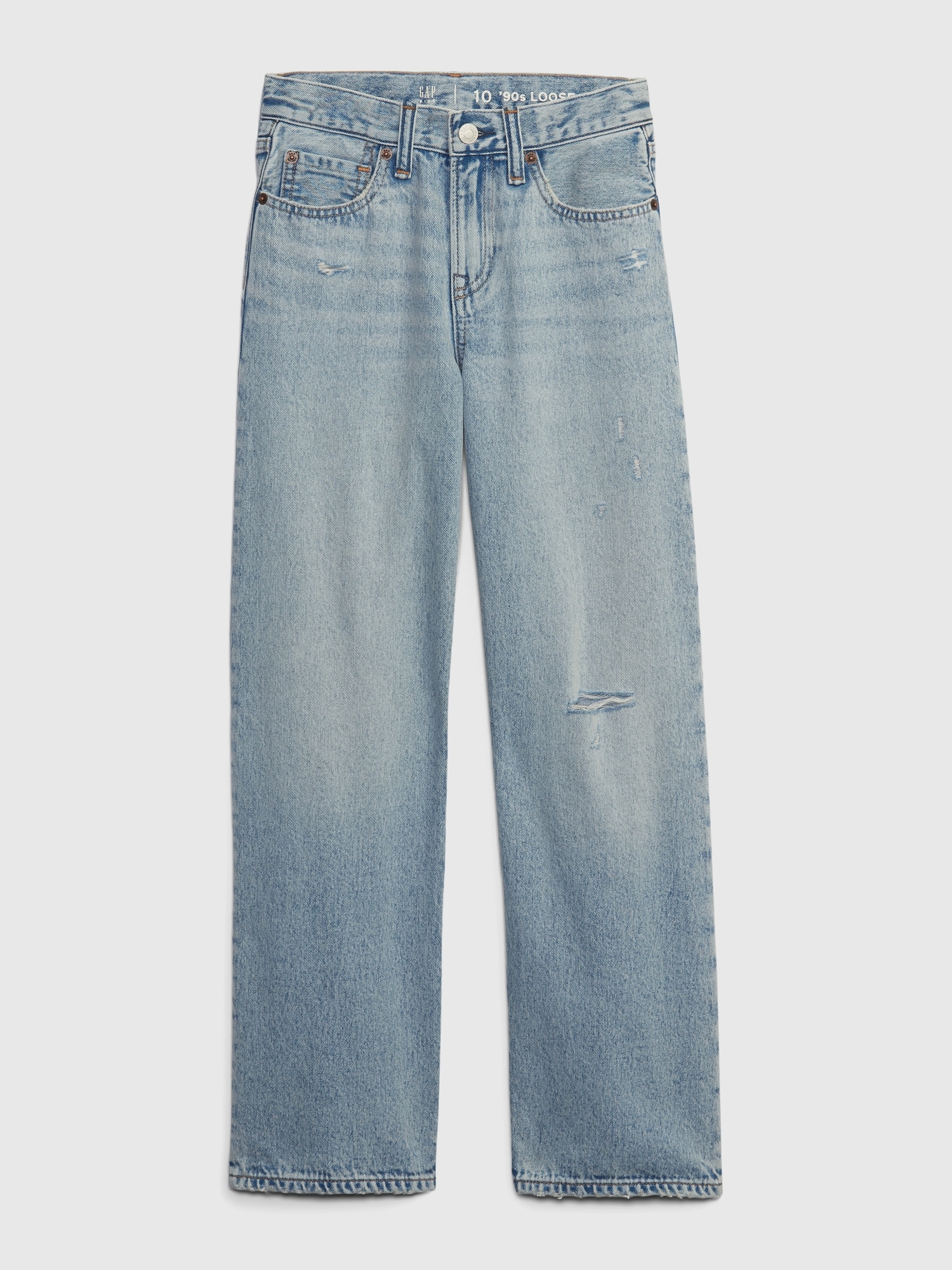 Gap Kids Organic Cotton '90s Loose Jeans blue. 1