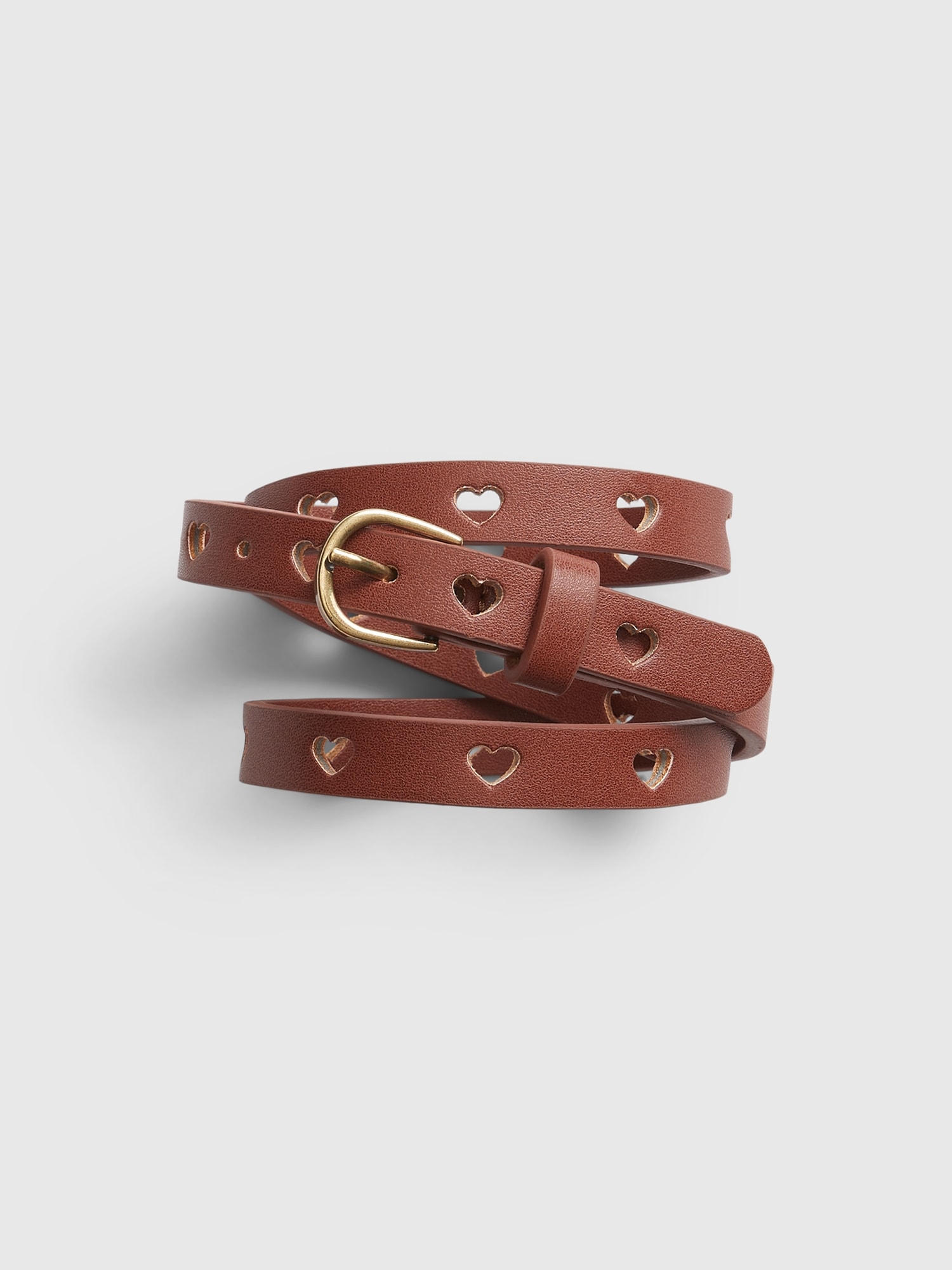 Gap Kids Heart Belt brown. 1