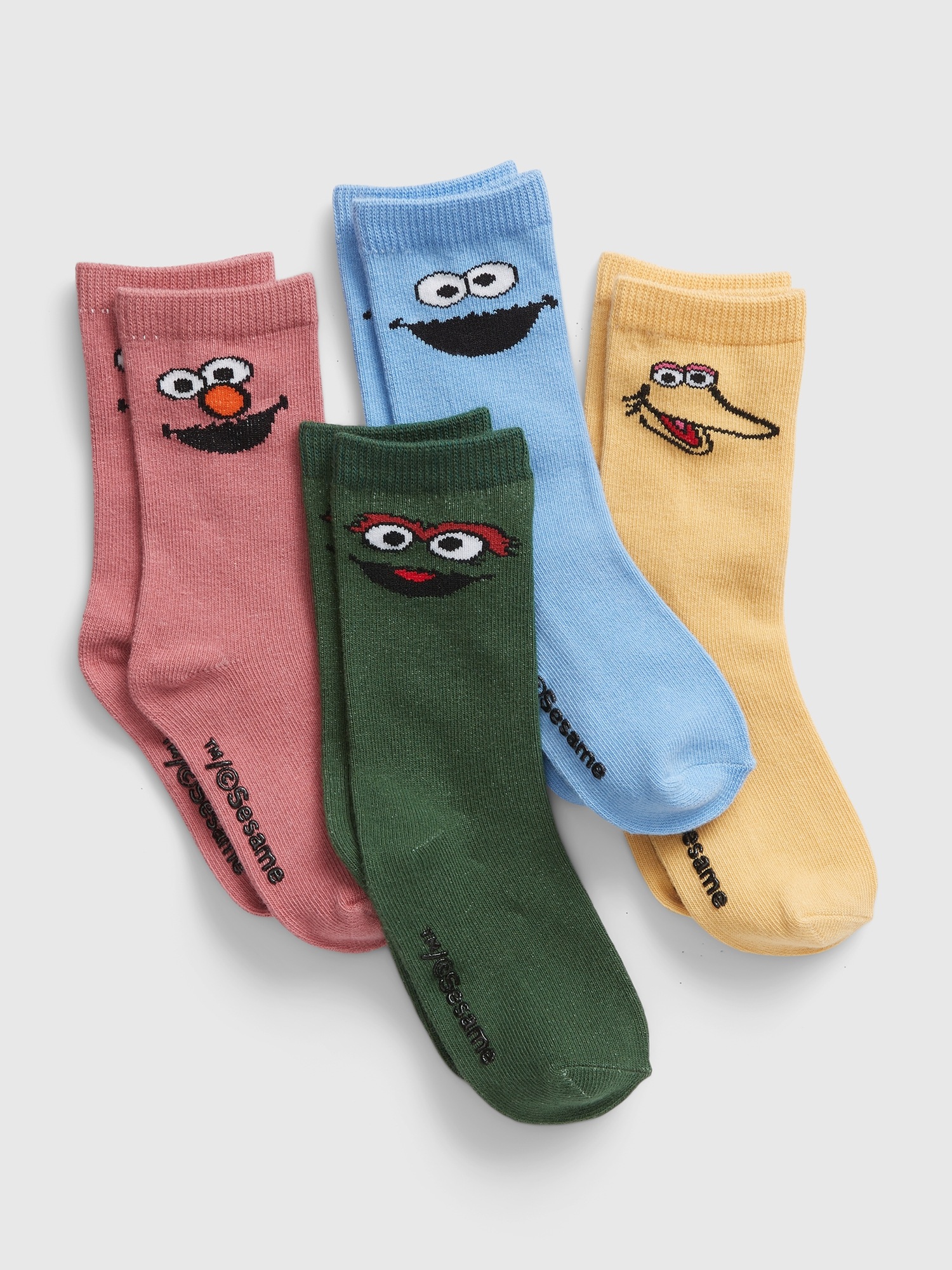 babyGap | Sesame Street Crew Socks (4-Pack) | Gap