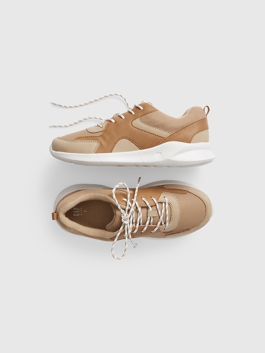 1 of 8 showing, with the color brown of product Kids Sneakers