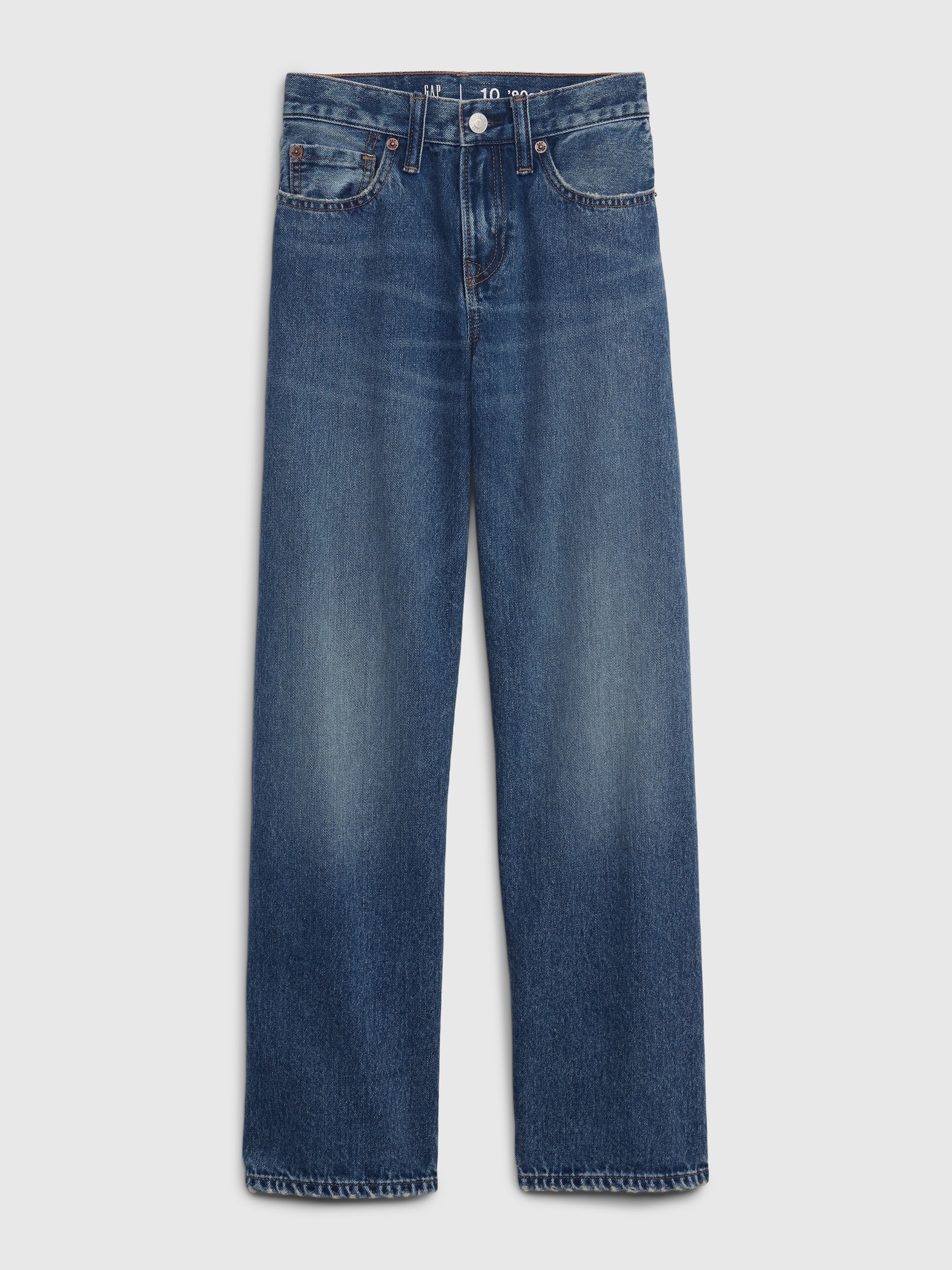 Gap Kids Organic Cotton '90s Loose Jeans blue. 1