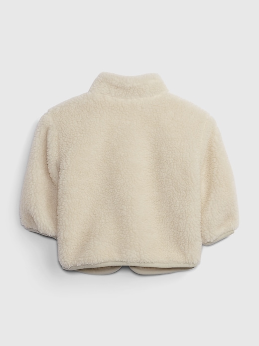 2 of 8 showing, with the color birch beige of product Baby Sherpa Jacket