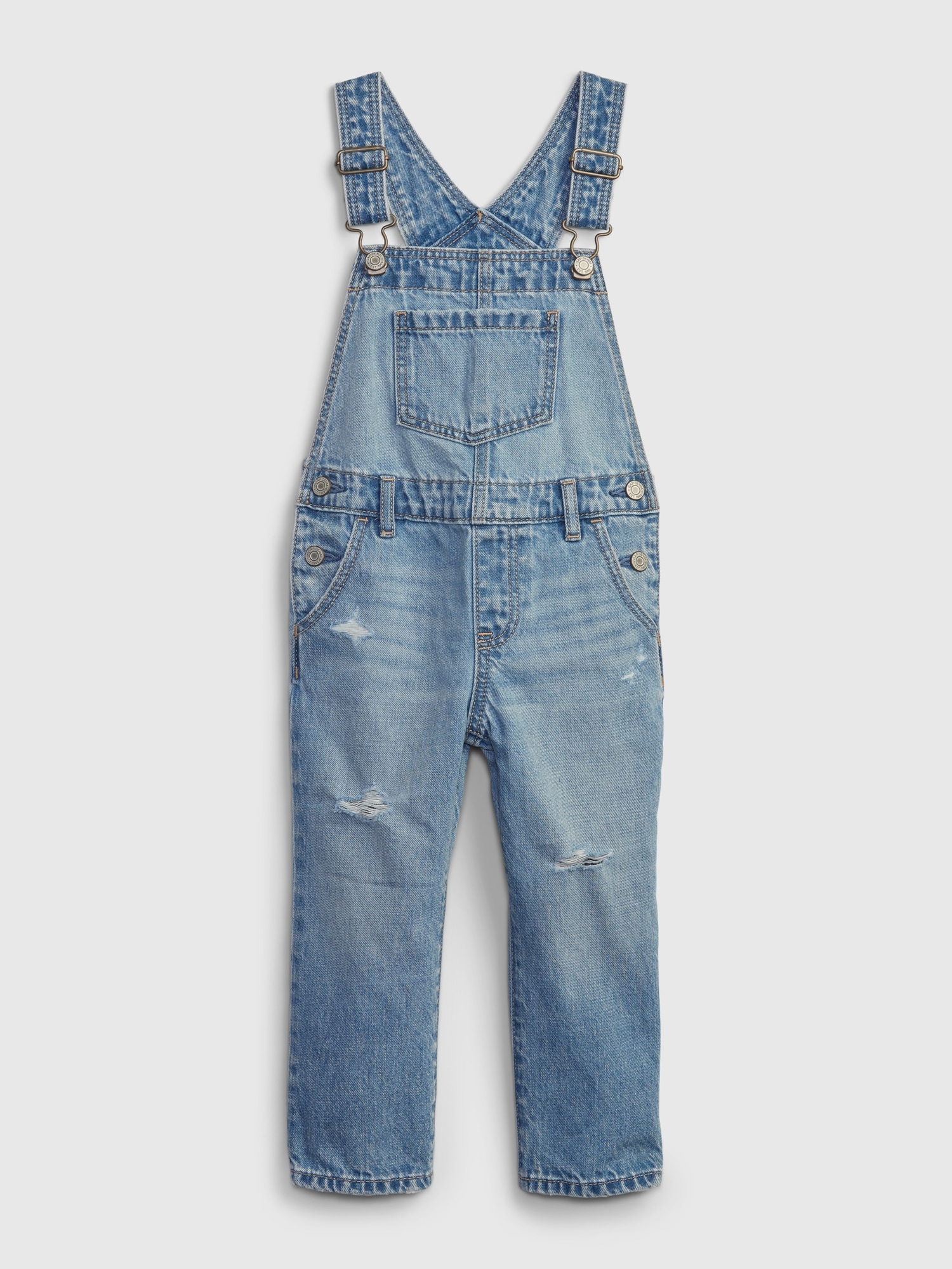 Gap Toddler Loose Overalls blue. 1