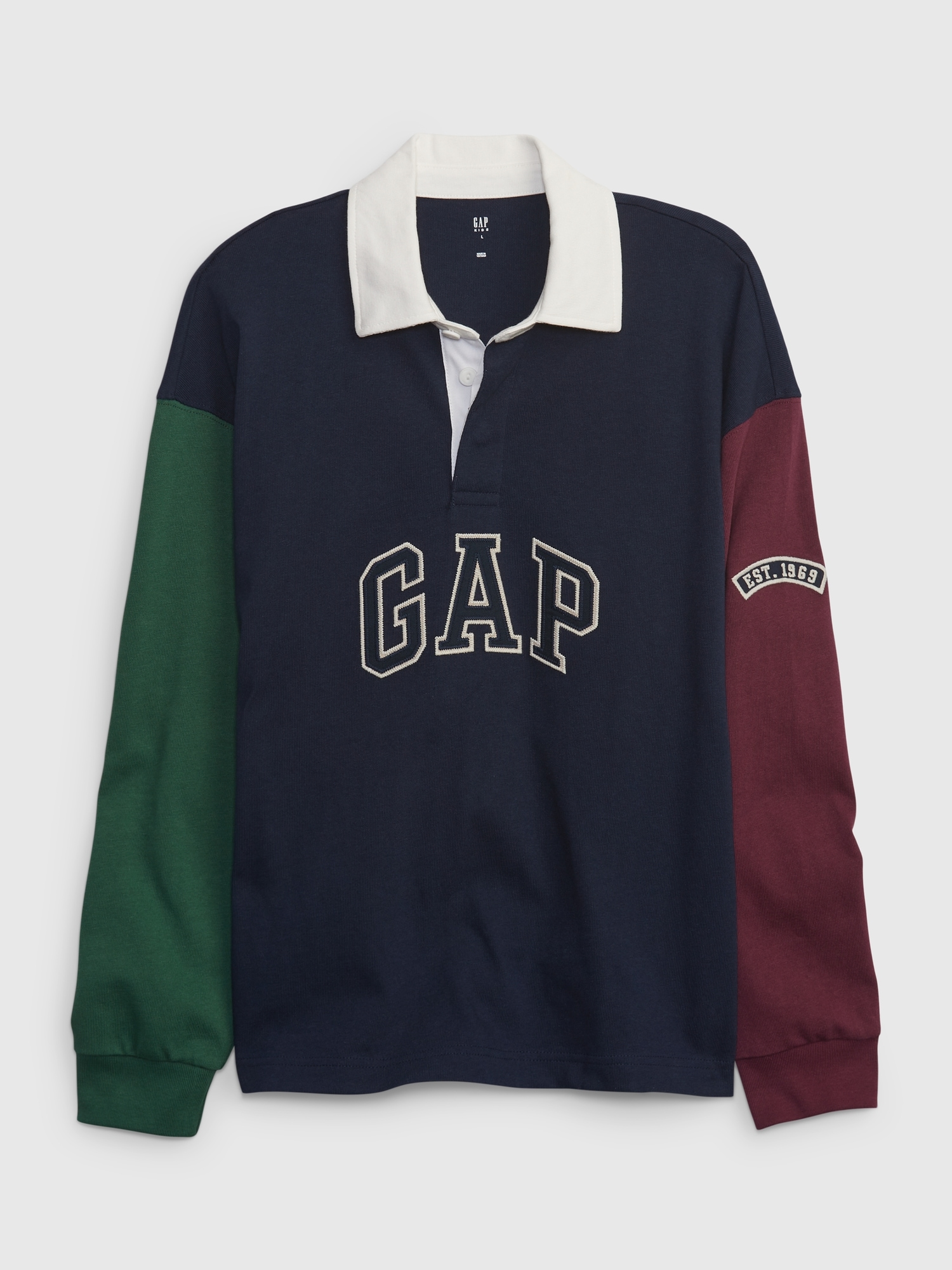 Kids Gap Logo Rugby Polo Shirt Gap