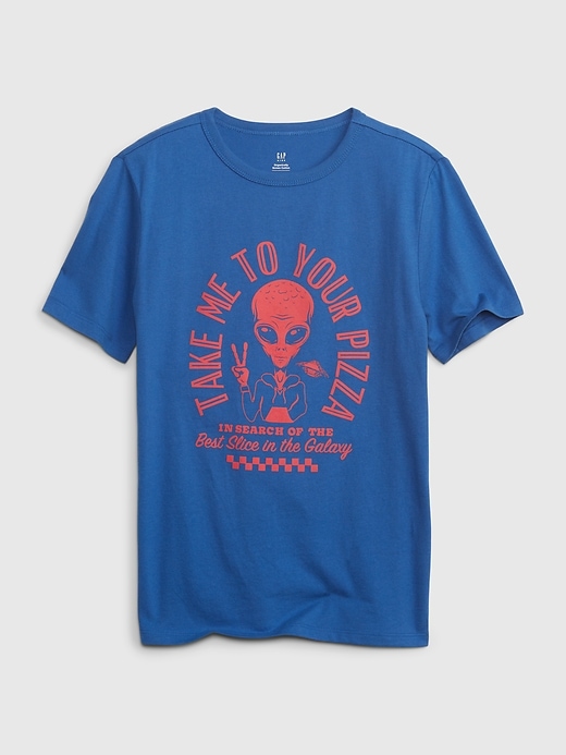 Image number 1 showing, Kids Organic Cotton Graphic T-Shirt