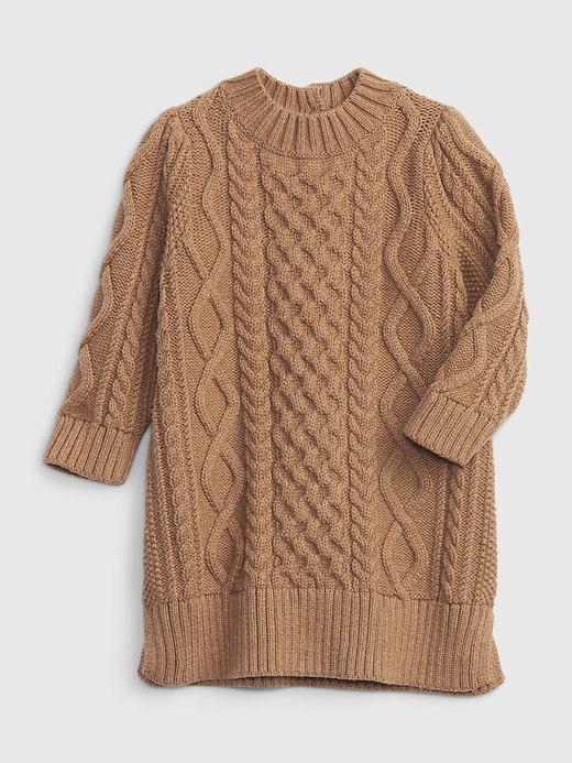 Baby Cable Knit Sweater Dress