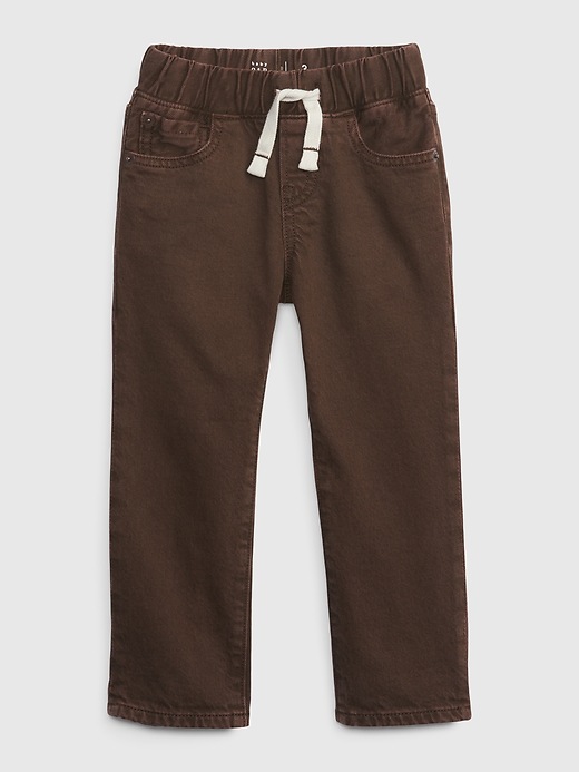 1 of 8 showing, with the color WOODSY BROWN of product Toddler Original Fit Jeans with Washwell