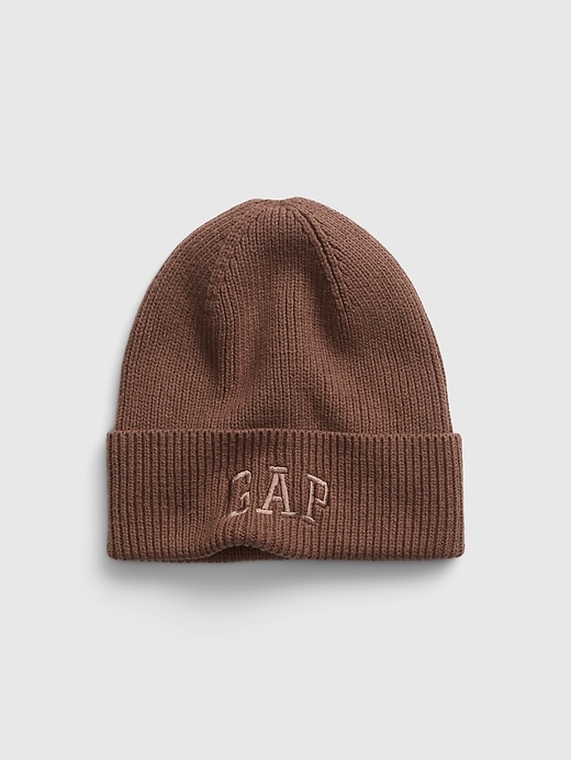 1 of 8 showing, with the color cozy brown of product Rib Beanie