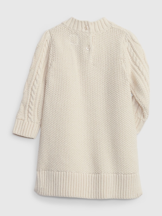 Image number 2 showing, Baby Cable Knit Sweater Dress