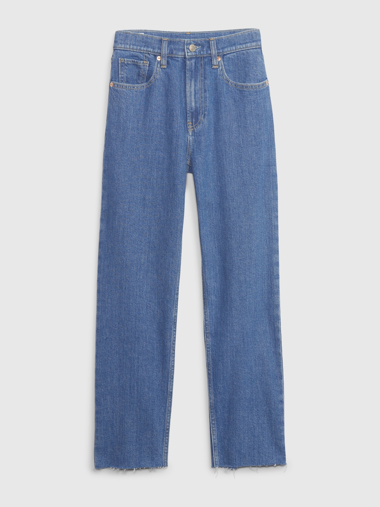 gap high rise cheeky straight