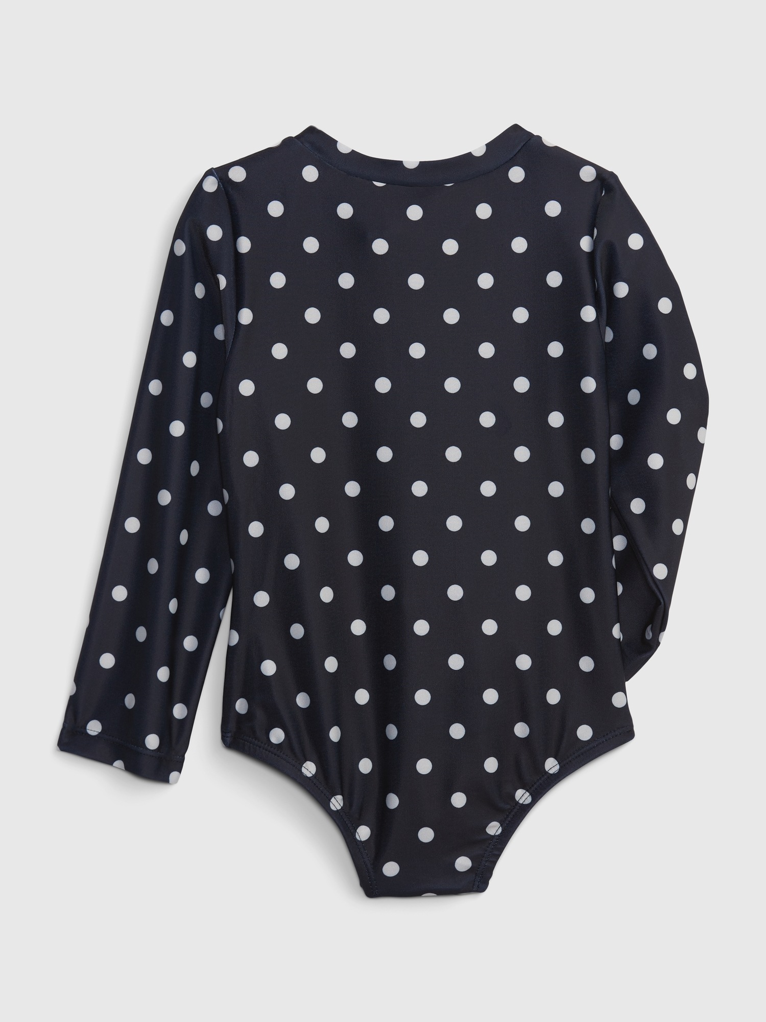 Toddler Recycled Polka Dot Rash Guard Swim OnePiece Gap