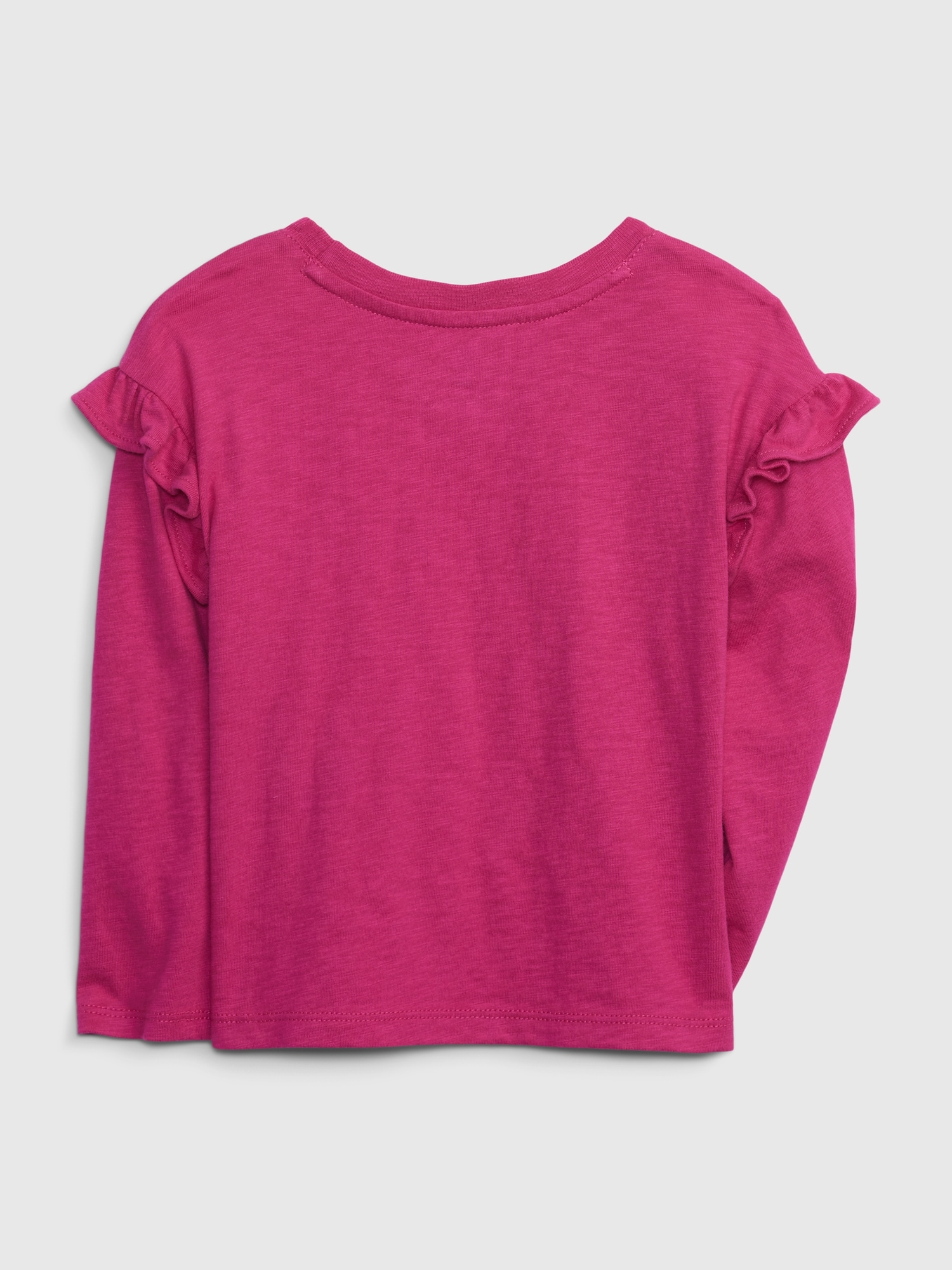 Toddler Organic Ruffle Pocket T-Shirt | Gap