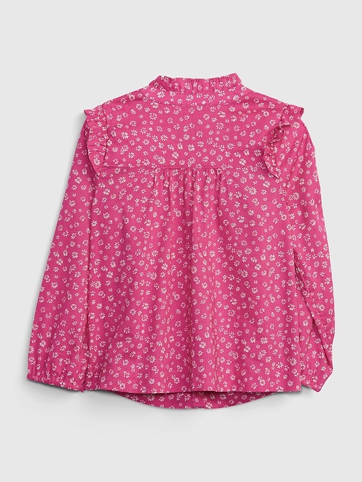 Toddler Ruffle Button-Down Shirt