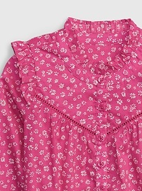 Toddler Ruffle Button-Down Shirt