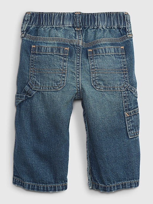 Image number 2 showing, Baby Organic Cotton Carpenter Jeans