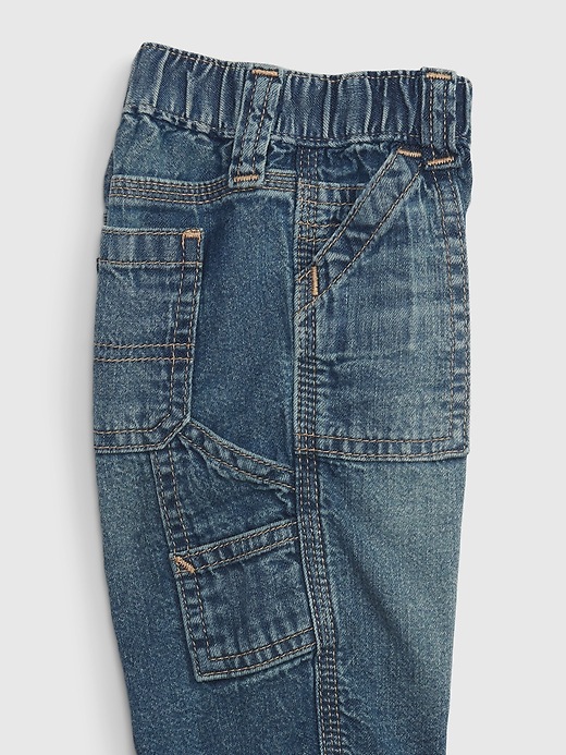 Image number 3 showing, Baby Organic Cotton Carpenter Jeans
