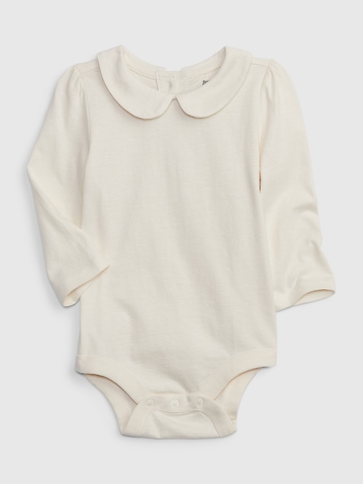 1 of 8 showing, with the color ivory frost of product Baby 100% Organic Cotton Mix and Match Bodysuit