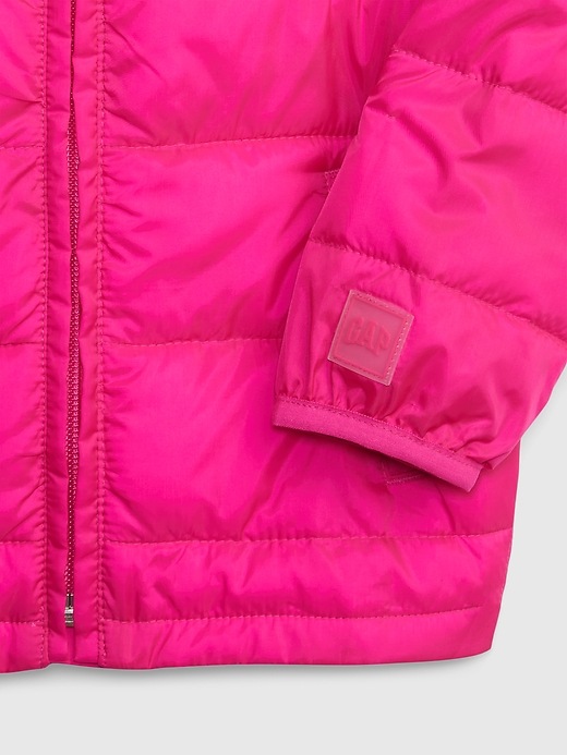 Image number 3 showing, Toddler 100% Recycled Lightweight Puffer Jacket